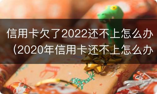 信用卡欠了2022还不上怎么办（2020年信用卡还不上怎么办）