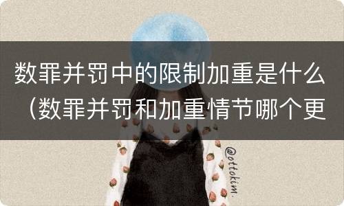 数罪并罚中的限制加重是什么（数罪并罚和加重情节哪个更重）