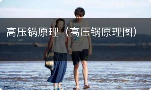 高压锅原理（高压锅原理图）
