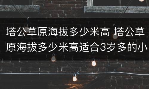 塔公草原海拔多少米高 塔公草原海拔多少米高适合3岁多的小孩去不