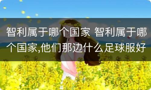 智利属于哪个国家 智利属于哪个国家,他们那边什么足球服好卖