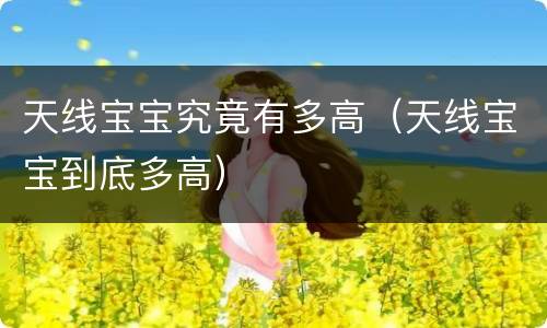 天线宝宝究竟有多高（天线宝宝到底多高）