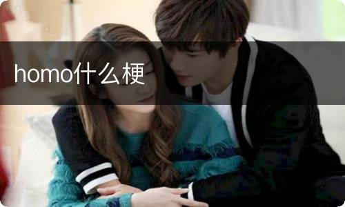homo什么梗