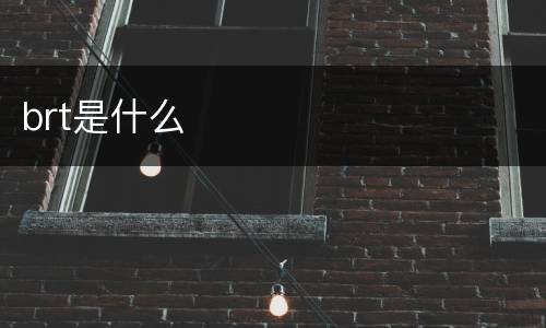 brt是什么