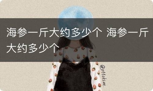 海参一斤大约多少个 海参一斤大约多少个