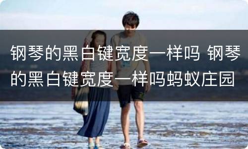 钢琴的黑白键宽度一样吗 钢琴的黑白键宽度一样吗蚂蚁庄园