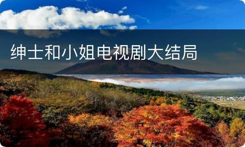 绅士和小姐电视剧大结局