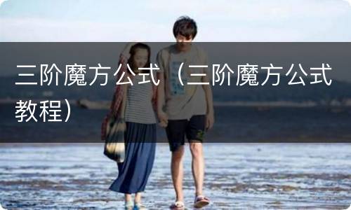 三阶魔方公式（三阶魔方公式教程）