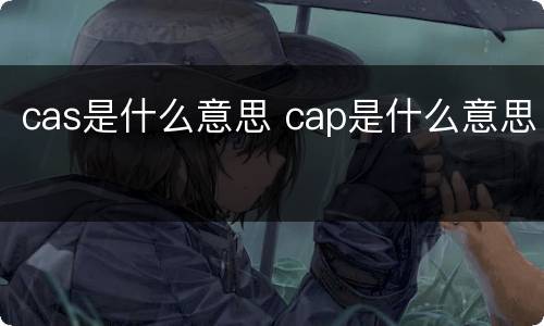 cas是什么意思 cap是什么意思 cas是什么意思 cap是什么意思