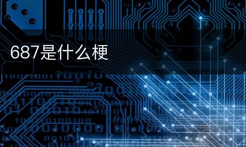 687是什么梗