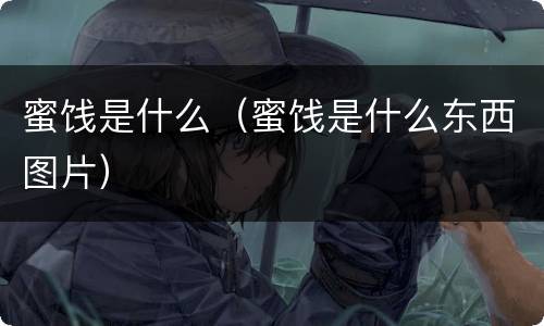 蜜饯是什么（蜜饯是什么东西图片）