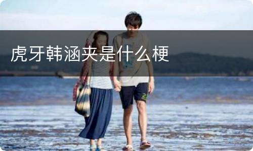 虎牙韩涵夹是什么梗