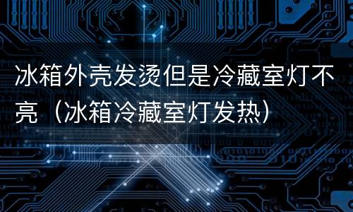冰箱外壳发烫但是冷藏室灯不亮（冰箱冷藏室灯发热）