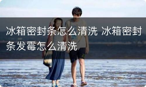 冰箱密封条怎么清洗 冰箱密封条发霉怎么清洗