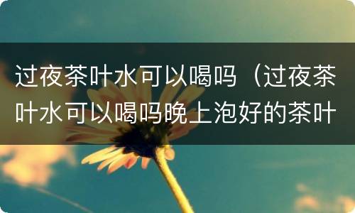 过夜茶叶水可以喝吗（过夜茶叶水可以喝吗晚上泡好的茶叶水第二天可以喝吗）