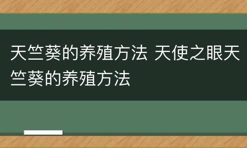 天竺葵的养殖方法 天使之眼天竺葵的养殖方法