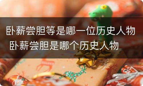 卧薪尝胆等是哪一位历史人物 卧薪尝胆是哪个历史人物