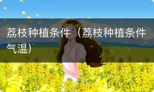 荔枝种植条件（荔枝种植条件气温）