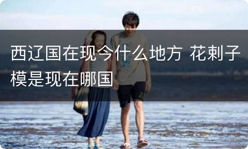西辽国在现今什么地方 花剌子模是现在哪国