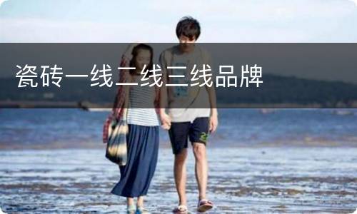 瓷砖一线二线三线品牌