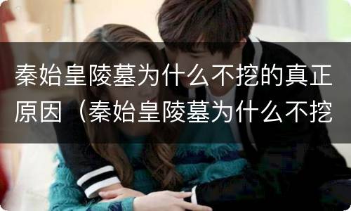 秦始皇陵墓为什么不挖的真正原因（秦始皇陵墓为什么不挖的真正原因知乎）