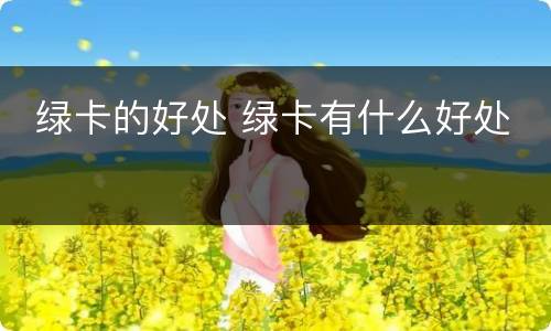  绿卡的好处 绿卡有什么好处