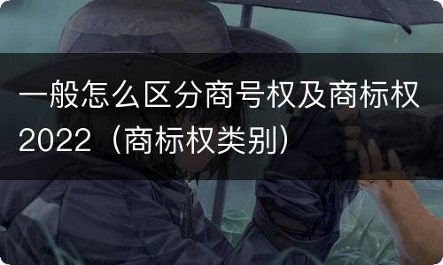 一般怎么区分商号权及商标权2022（商标权类别）