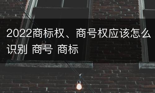 2022商标权、商号权应该怎么识别 商号 商标