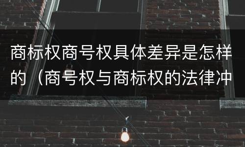 商标权商号权具体差异是怎样的（商号权与商标权的法律冲突与解决）