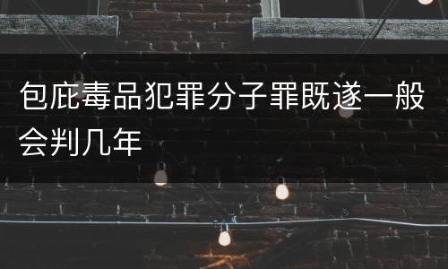 包庇毒品犯罪分子罪既遂一般会判几年