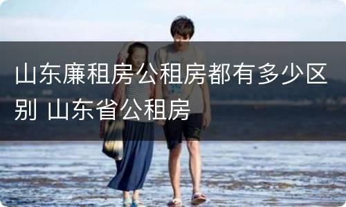 山东廉租房公租房都有多少区别 山东省公租房