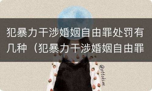 犯暴力干涉婚姻自由罪处罚有几种（犯暴力干涉婚姻自由罪处罚有几种方式）