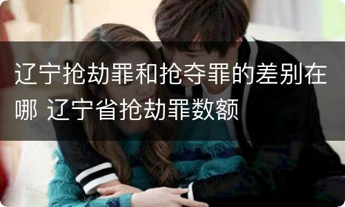 辽宁抢劫罪和抢夺罪的差别在哪 辽宁省抢劫罪数额