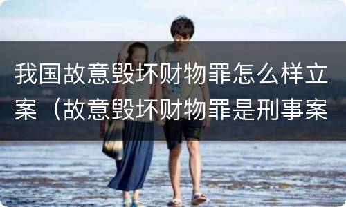 我国故意毁坏财物罪怎么样立案（故意毁坏财物罪是刑事案件吗）