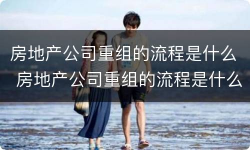 房地产公司重组的流程是什么 房地产公司重组的流程是什么意思