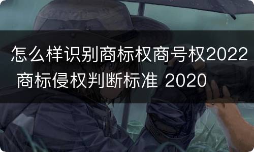怎么样识别商标权商号权2022 商标侵权判断标准 2020