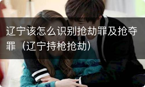 辽宁该怎么识别抢劫罪及抢夺罪（辽宁持枪抢劫）